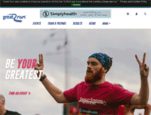 Tablet Screenshot of greatrun.org
